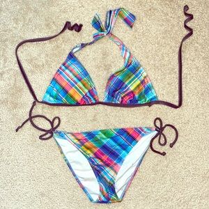 Guess Plaid Bikini